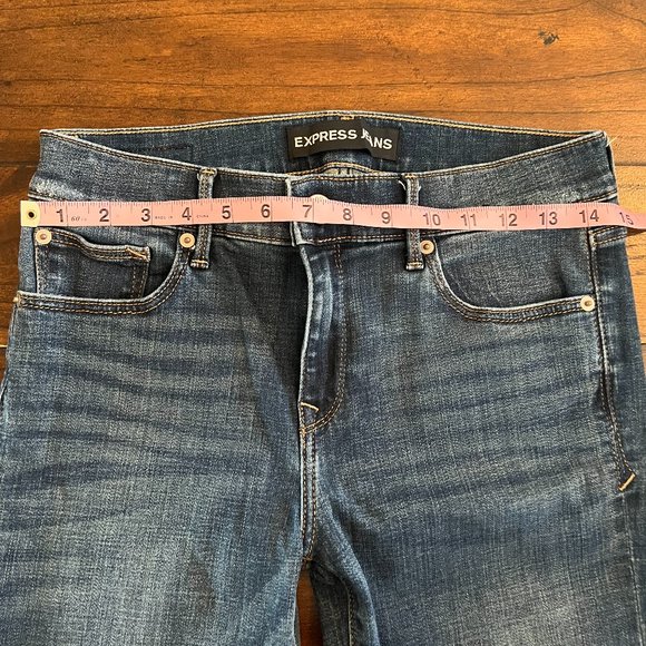 Express mid-rise skinny performance stretch jeans - Picture 8 of 9